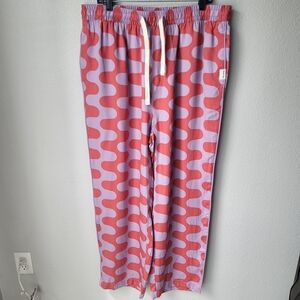 Stylish Pink and Red Pajama Pants